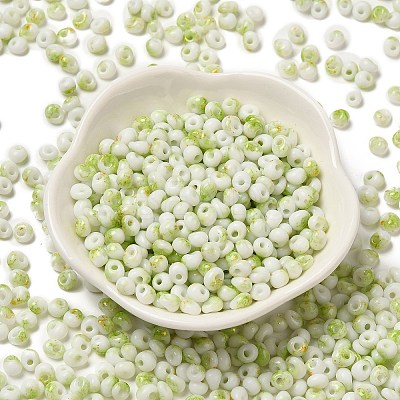 Baking Paint Glass Seed Beads SEED-F006-01A-07-1