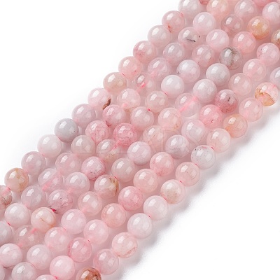 Natural Rose Quartz Beads Strands G-F591-04C-8mm-1