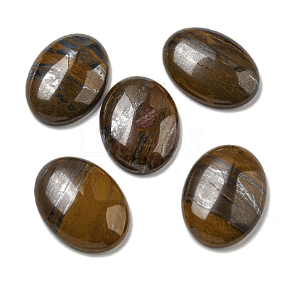 Natural Tiger Iron Cabochons G-C115-01B-28-1