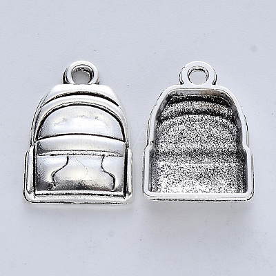 Tibetan Style Alloy Pendants TIBE-R316-009AS-RS-1