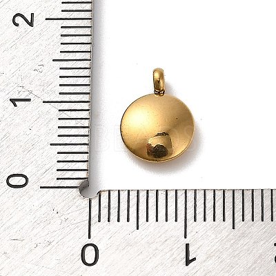 304 Stainless Steel Black Enamel Charms LS-STAS-R009-02G-11-1