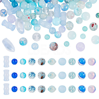 80G Transparent Glass Beads DGLA-TA0001-47F-1