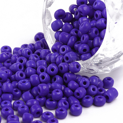 6/0 Glass Seed Beads SEED-US0003-4mm-48-1
