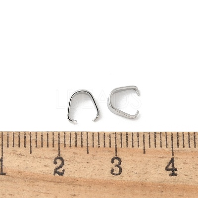 304 Stainless Steel Snap On Bails STAS-Z122-38P-1