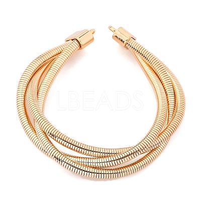 Iron Round Snake Chains BJEW-G741-02KCG-1