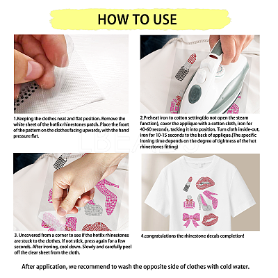 Glass Hotfix Rhinestone DIY-WH0303-292-1