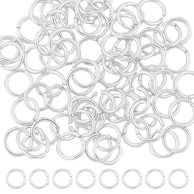 925 Sterling Silver Open Jump Rings STER-DC0001-04-1