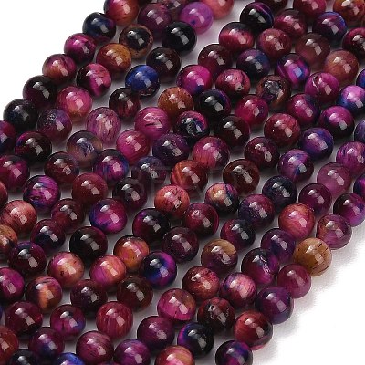 Natural Tiger Eye Beads Strands LS-G-B133-A02-6mm-10-1