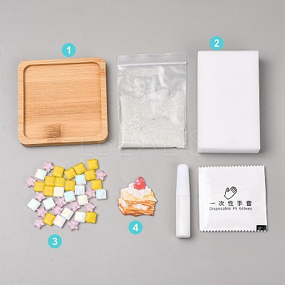 DIY Mosaic Coaster Making Kit TH-CBAB785-01J-1