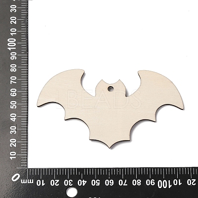Halloween Printed Wooden Big Pendants LS-WOOD-I016-01E-1