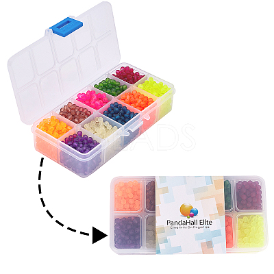 Transparent Glass Beads Strands GLAA-PH0007-77-1