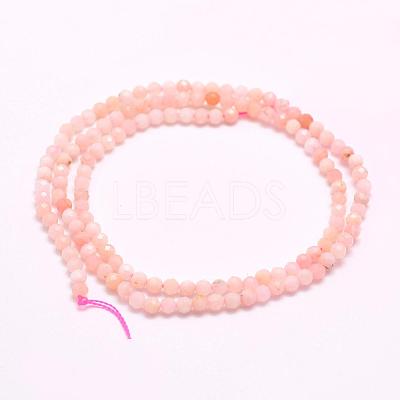 Natural Pink Opal Beads Strands G-F509-05-4mm-1