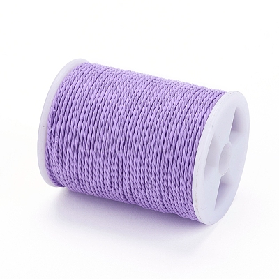 Round Waxed Polyester Cord X-YC-G006-01-1.0mm-11-1