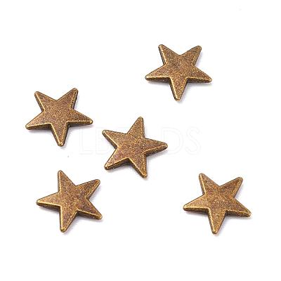 Zinc Alloy Cabochons PALLOY-WH0036-24AB-1-1