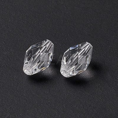 Imitation Austrian Crystal Beads SWAR-F054-9x6mm-01-1
