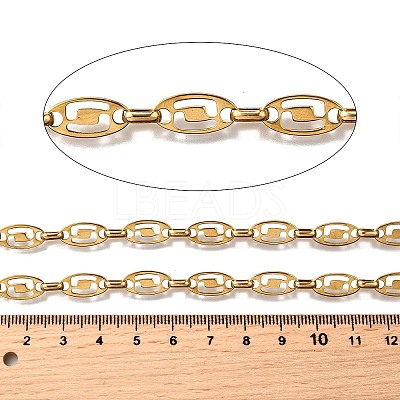 Ion Plating(IP) 304 Stainless Steel Oval Link Chains CHS-S012-25G-1