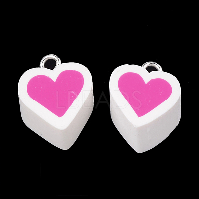 Handmade Polymer Clay Pendants X-CLAY-T013-10-1