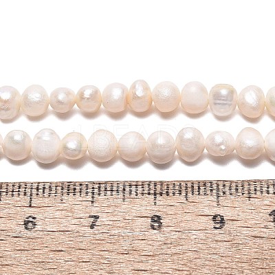 Natural Cultured Freshwater Pearl Beads Strands PEAR-N013-04E-01-1