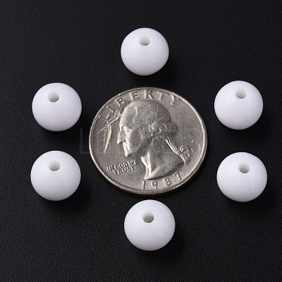 Opaque Acrylic Beads MACR-S370-C12mm-01-1