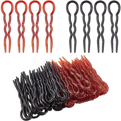 Plastic Hair Forks Sets OHAR-NB0001-08-1