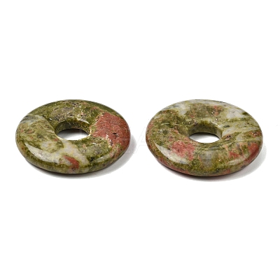 Natural Unakite Pendants G-A320-01A-15-1