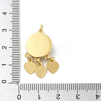 Golden Brass Pendants KK-A198-01G-05-1