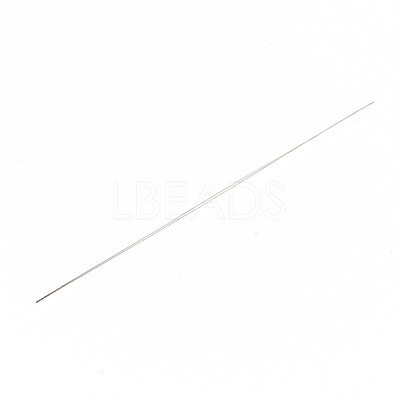 Iron Big Eye Beading Needles TOOL-N006-01-1