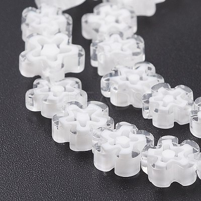 Handmade Millefiori Glass Bead Strands X-LAMP-J035-8mm-42-1