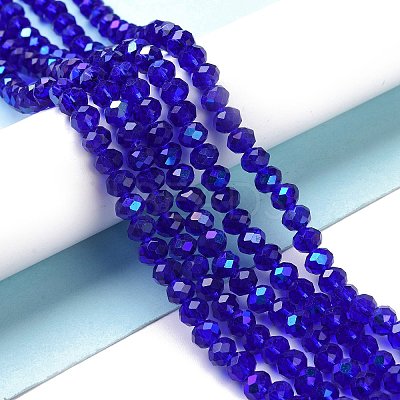 Electroplate Glass Beads Strands EGLA-A034-T1mm-L16-1