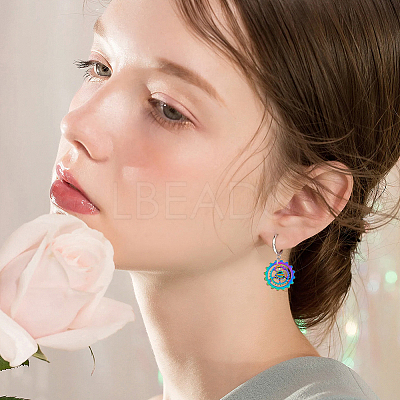36Pcs 6 Style Rack Plating Alloy Pendants PALLOY-DC0001-19-1