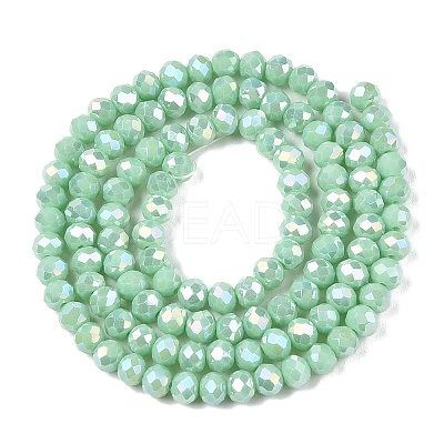 Electroplate Glass Beads Strands LS-EGLA-A044-P4mm-B14-1