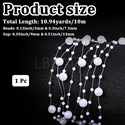 1Pc Resin Round Ball Chains OCOR-CY0002-77-1