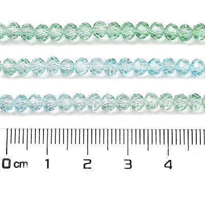Transparent Painted Glass Beads Strands DGLA-A034-T4mm-A16-1