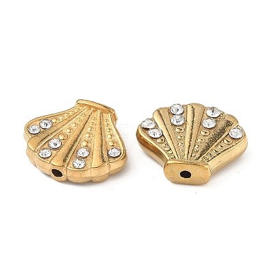 304 Stainless Steel Crystal Rhinestone Beads STAS-U050-01B-G-1