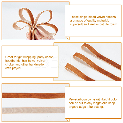 Velvet Ribbon SRIB-WH0012-01B-02-1