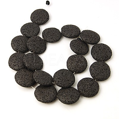 Natural Lava Rock Beads Strands X-G-I034-11-1