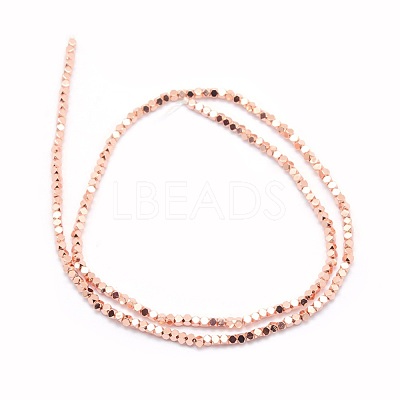 Electroplate Non-magnetic Synthetic Hematite Beads Strands G-L485-10A-RG-1