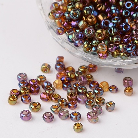 (Repacking Service Available) Round Glass Seed Beads SEED-C016-3mm-176-1