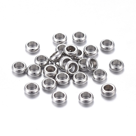 201 Stainless Steel Spacer Beads STAS-K200-07P-D-1