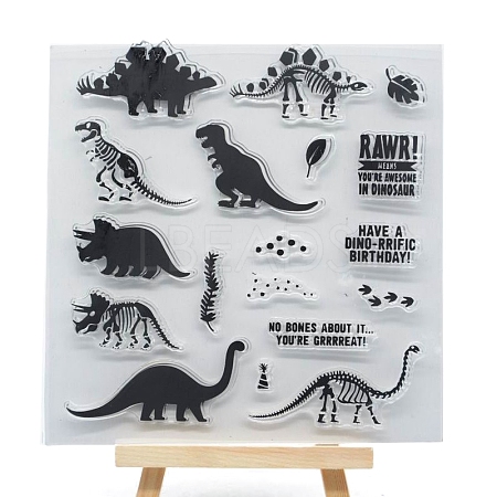 Dinosaur Plastic Stamps SCRA-PW0016-134-1