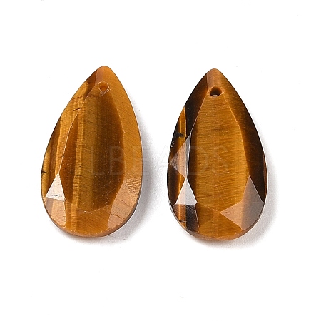 Natural Tiger Eye Pendants G-M440-01D-1