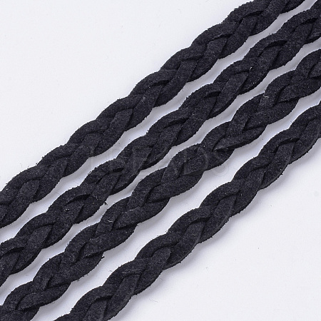 Braided Faux Suede Cord LW-Q008-2.7mm-1090-1