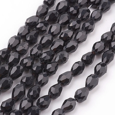 Glass Beads Strands X-GLAA-R024-6x4mm-13-1