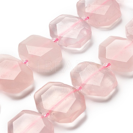 Natural Rose Quartz Beads Strands G-H078-B03-01-1