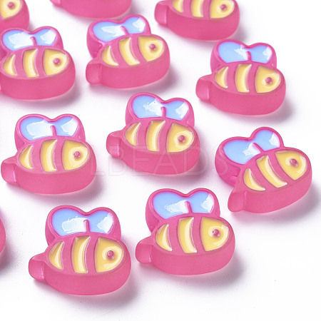 Transparent Acrylic Beads X-MACR-S374-06B-02-1