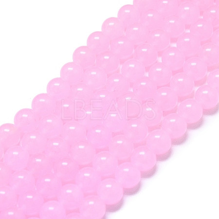 Natural Malaysia Jade Beads Strands G-L645-C01-8mm-22-1