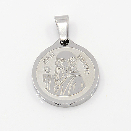 Non-Tarnish Fashionable 304 Stainless Steel Pendants STAS-J003A-01-1