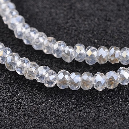 Electroplate Glass Beads Strands EGLA-P018-1mm-AB01-1