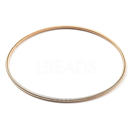 Iron Spring Chains Stretch Bracelets BJEW-M057-01C-1