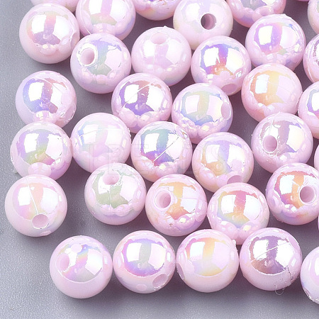 Plastic Beads OACR-S027-6mm-10-1